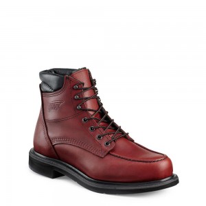 Men's Red Wing SuperSole® 6-inch Soft Toe Boot Red | 46912-SNHF