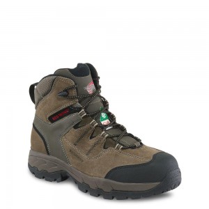 Men's Red Wing TruHiker 6-inch Waterproof CSA Safety Toe Hiker Boot Gray | 09145-ZFJV