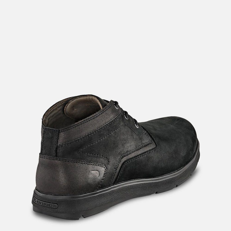 Men's Red Wing Cross Lite CSA Safety Toe Chukka Black | 43012-RWFB