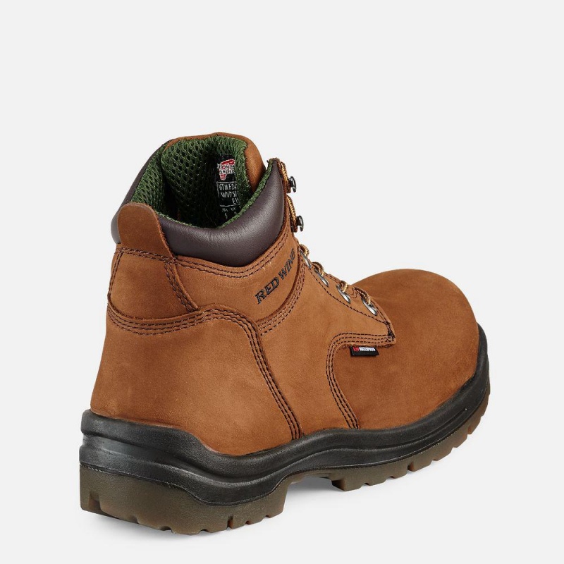 Men's Red Wing King Toe® 6-inch Insulated, Waterproof Safety Toe Boot Brown | 25190-OLYT