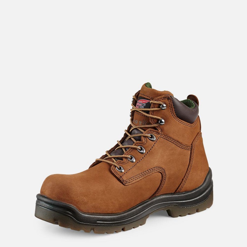 Men's Red Wing King Toe® 6-inch Insulated, Waterproof Safety Toe Boot Brown | 25190-OLYT