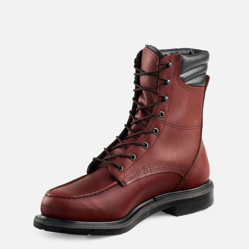 Men's Red Wing SuperSole® 8-inch Soft Toe Boot Red | 80167-GSJI